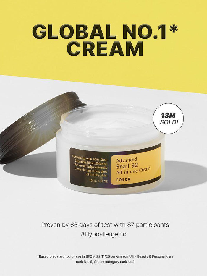 Cosrx Advanced Snail 92 All In One Cream 100gm