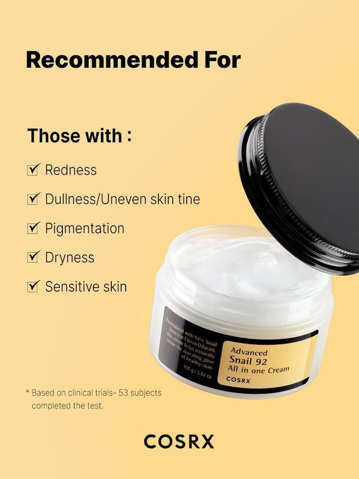 Cosrx Advanced Snail 92 All In One Cream 100gm