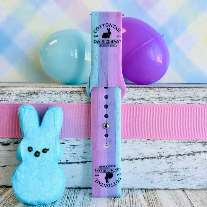 Cottontail Print Silicone Band For Fitbit Versa 1/2