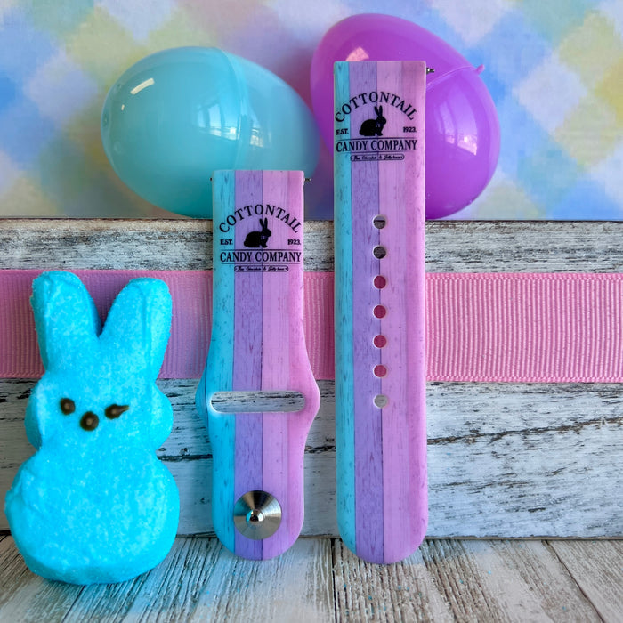 Cottontail Print Silicone Band For Fitbit Versa 1/2