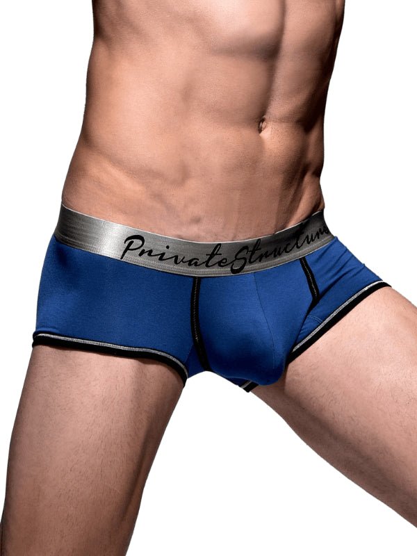Crayon Men’s Low Rise Trunk - D. Blue - | Private Structure - | MAD Lifestyle