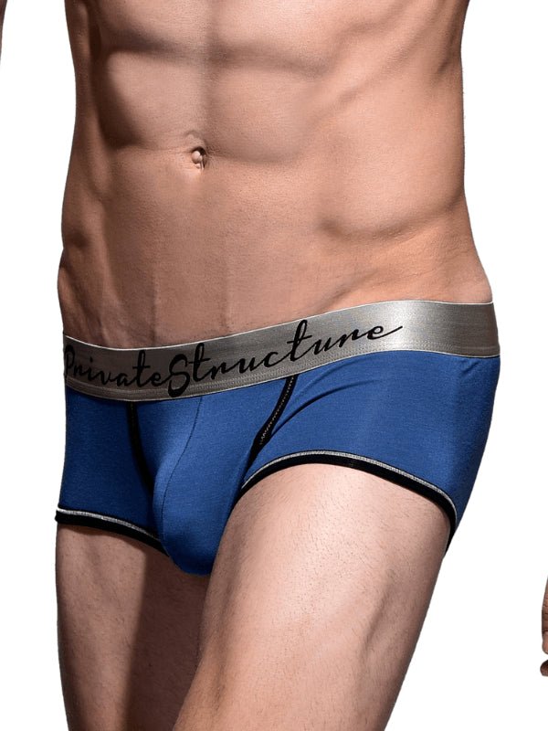 Crayon Men’s Low Rise Trunk - D. Blue - | Private Structure - | MAD Lifestyle