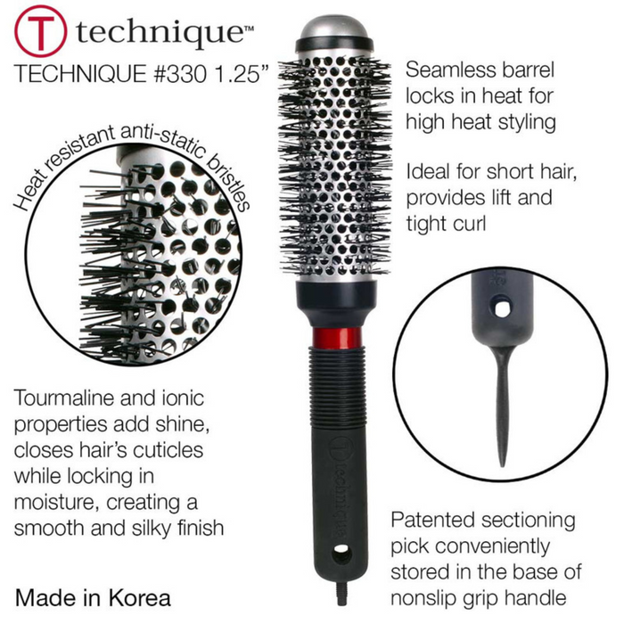 Cricket Technique 1.25" Round Thermal Brush #330