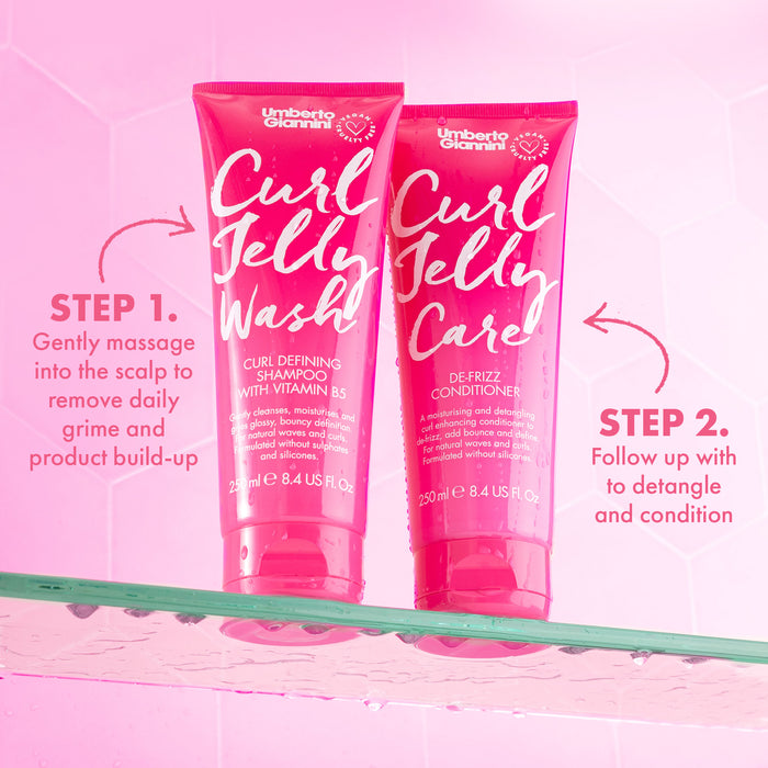 Curl Jelly Wash Shampoo & Care Conditioner Duo