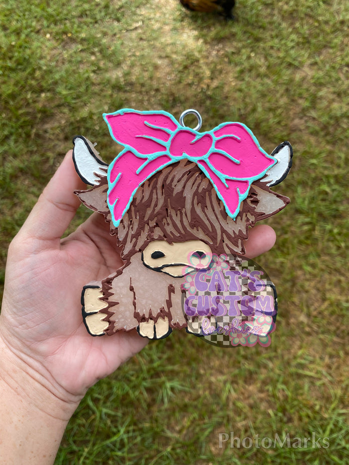 Cutie Highland Cow Freshie