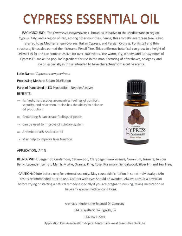 Cypress Essential Oil 15ml