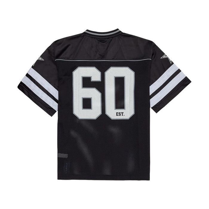 The model is wearing this NFL Dallas Cowboys Mesh Jersey in black. 6