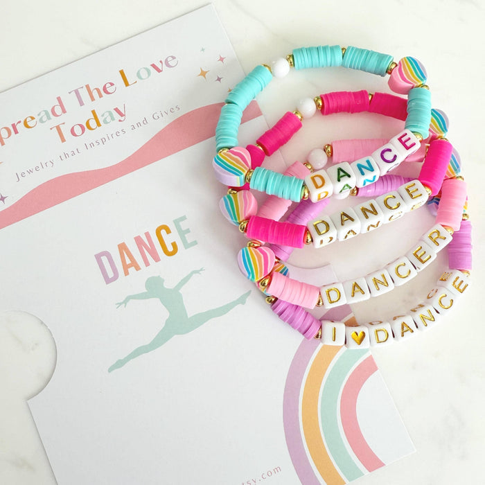 Dance Bracelet for Dance Recital Gift and Ballet Dancers