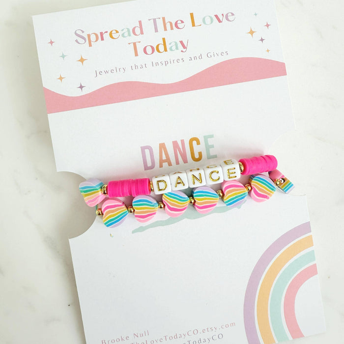 Dance Bracelet for Dance Recital Gift and Ballet Dancers