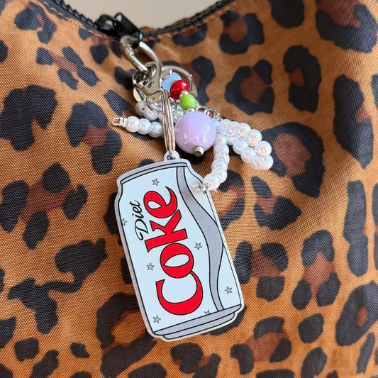 Diet Coke Keychain/Bag Charm