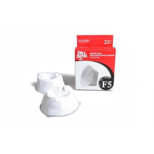 Dirt Devil F5 Vacuum Filter 2pk Part 3DEA950001, 2DEA95000
