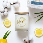 DISCONTINUED - Linen Full Size Candle | Soy Delicious