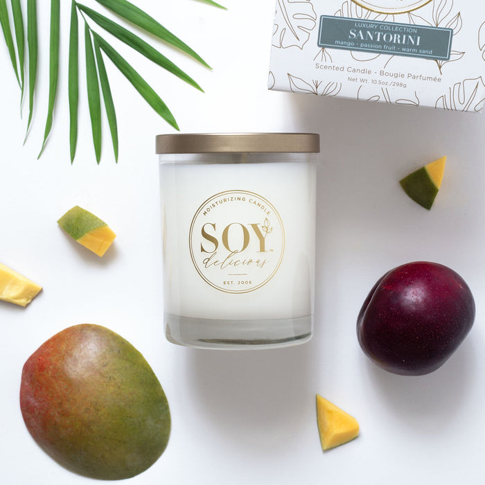 Discontinued - Santorini Full Size Candle | Soy Delicious