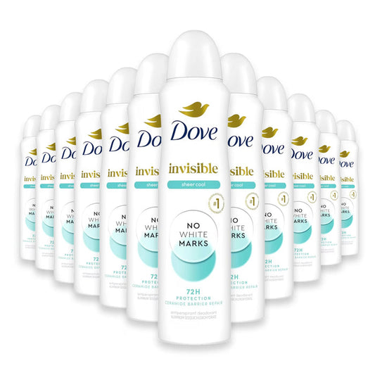 Dove Advanced Care Invisible Sheer Fresh Antiperspirant Deodorant Spray - 3.8 oz - 12 Pack