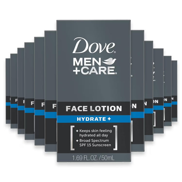 Dove Men+Care Hydrate+ Face Lotion - 1.69 oz - 12 Pack