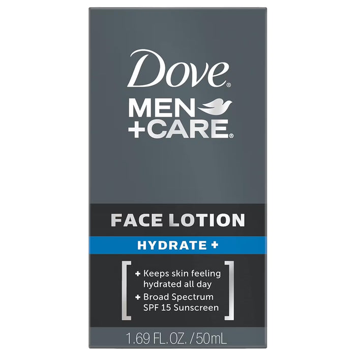 Dove Men+Care Hydrate+ Face Lotion - 1.69 oz - 12 Pack