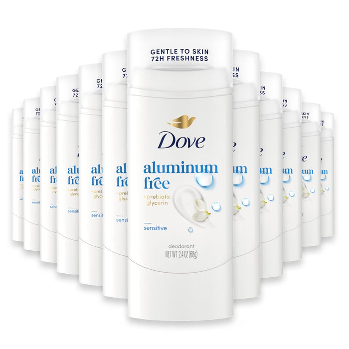 Dove Sensitive Aluminum-Free Deodorant - 2.4 oz - 12 Pack