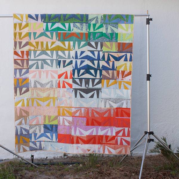 Carolyn Friedlander pattern fpp foundation paper piecing quilt beginner friendly Eads