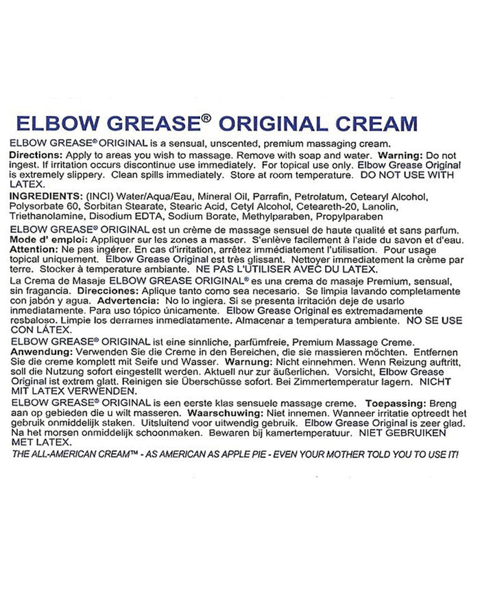 Elbow Grease Original Cream 9 fl oz