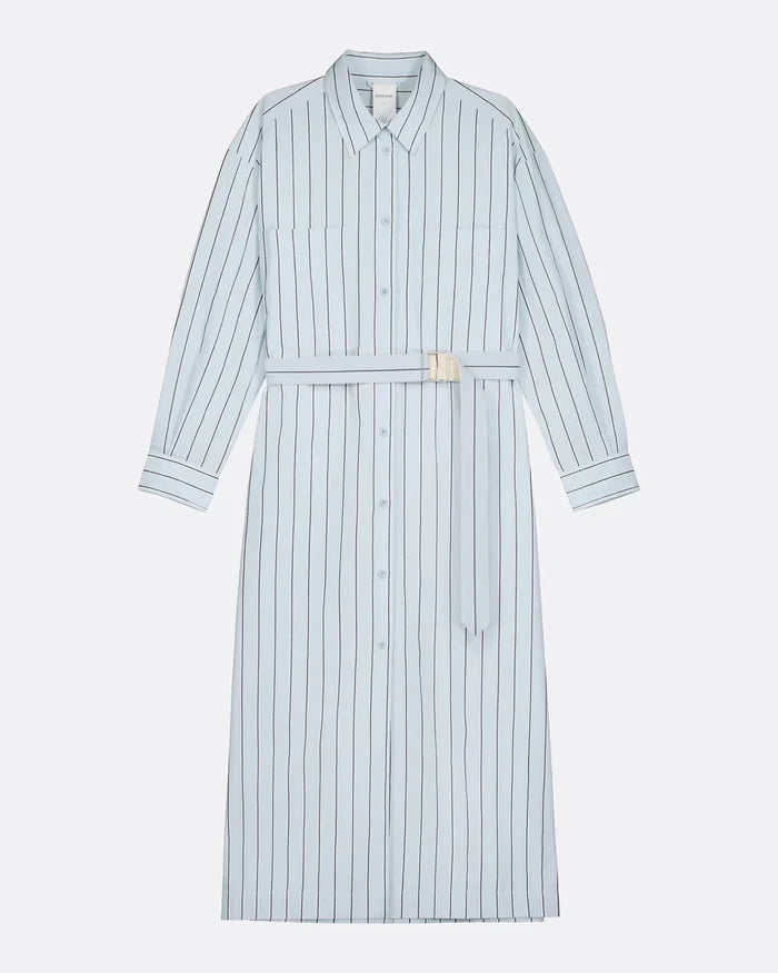 ELEMENTARY DRESS in Cloud Stripe by Kowtow Australia