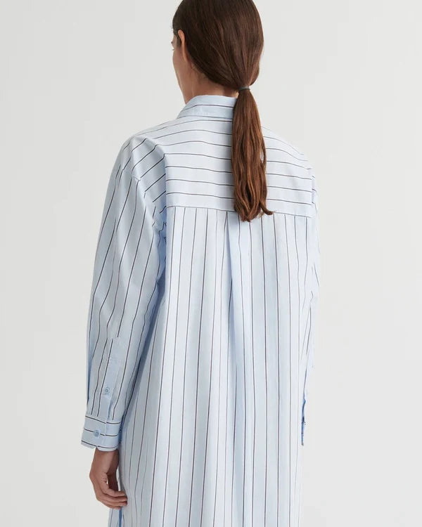 ELEMENTARY DRESS in Cloud Stripe by Kowtow Australia