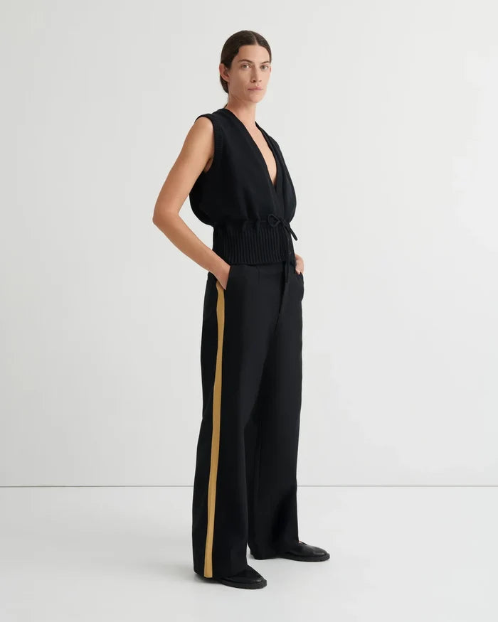 ELWORTHY VEST in Black by Kowtow Australia