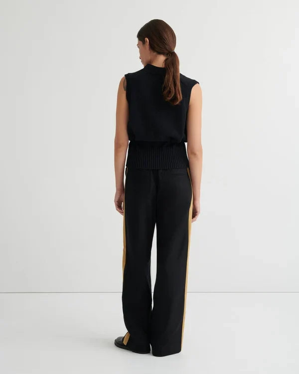 ELWORTHY VEST in Black by Kowtow Australia