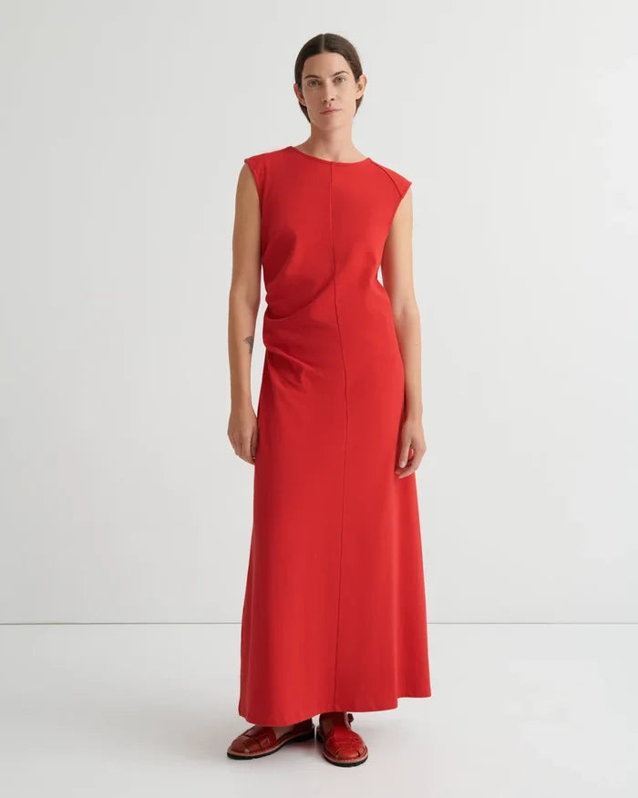 EMBER DRESS in Poppy Red by Kowtow Australia