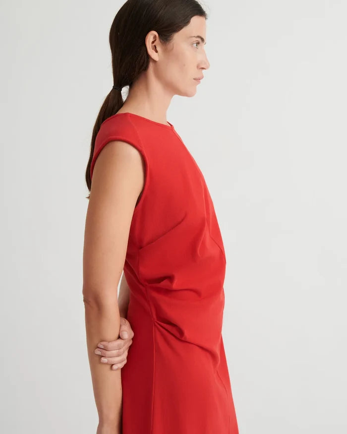 EMBER DRESS in Poppy Red by Kowtow Australia