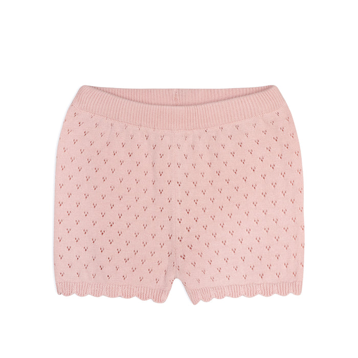 Emily Pointelle Baby Shorts (Organic Cotton)