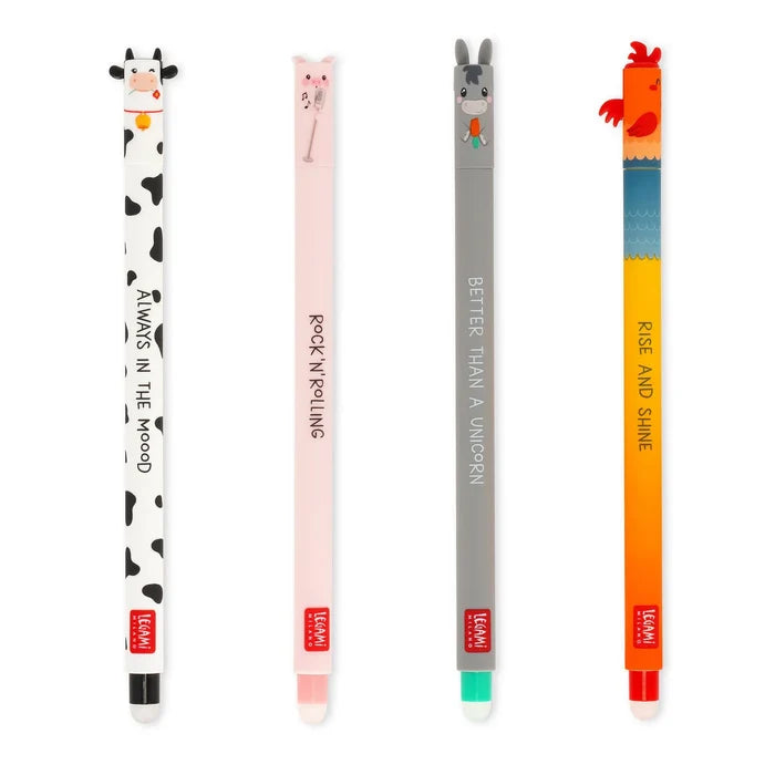 Erasable Gel Pens - Farm Sweet Farm - Individual Pens