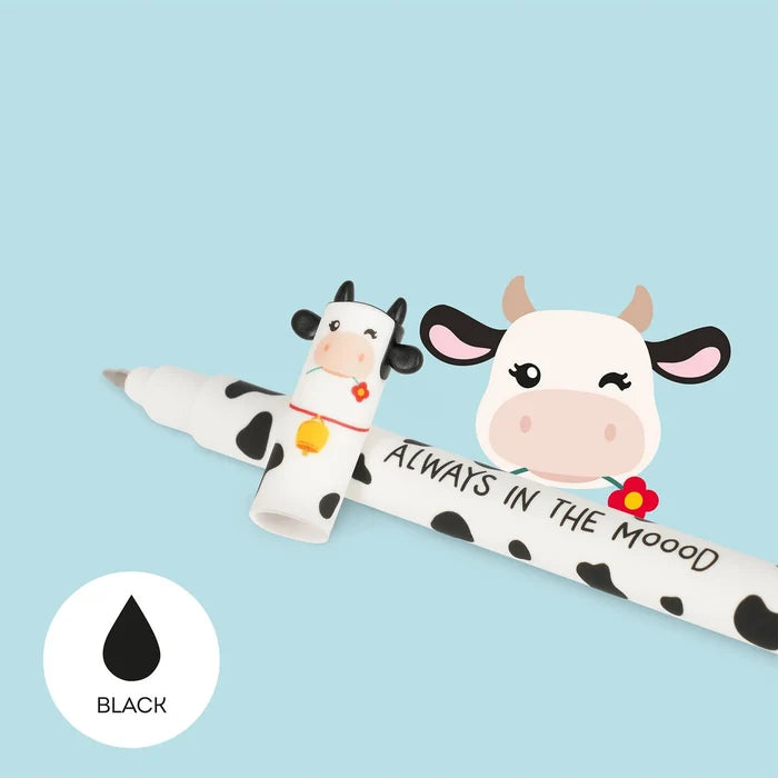 Erasable Gel Pens - Farm Sweet Farm - Cow Print