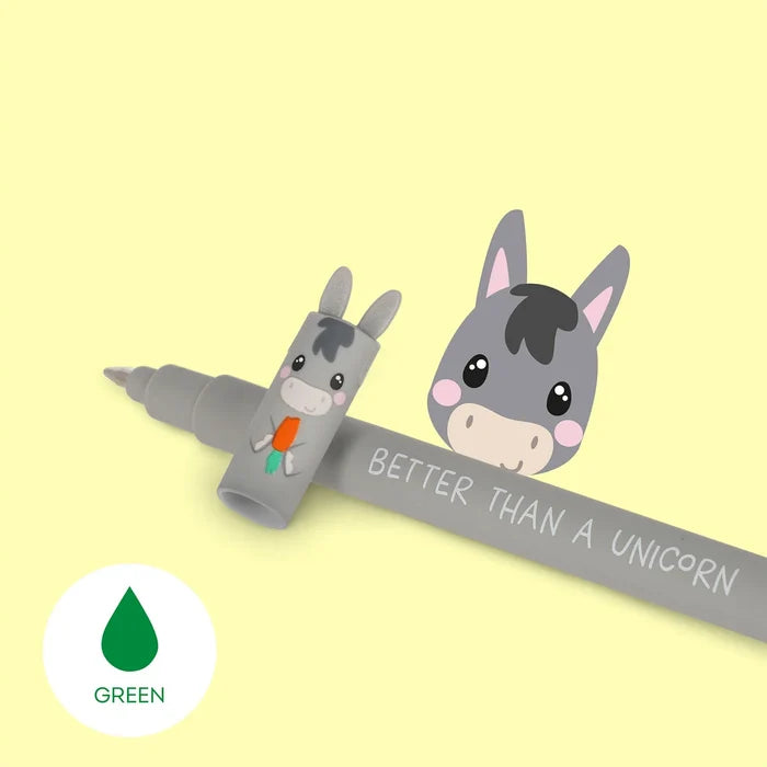 Erasable Gel Pens - Farm Sweet Farm - Donkey Print