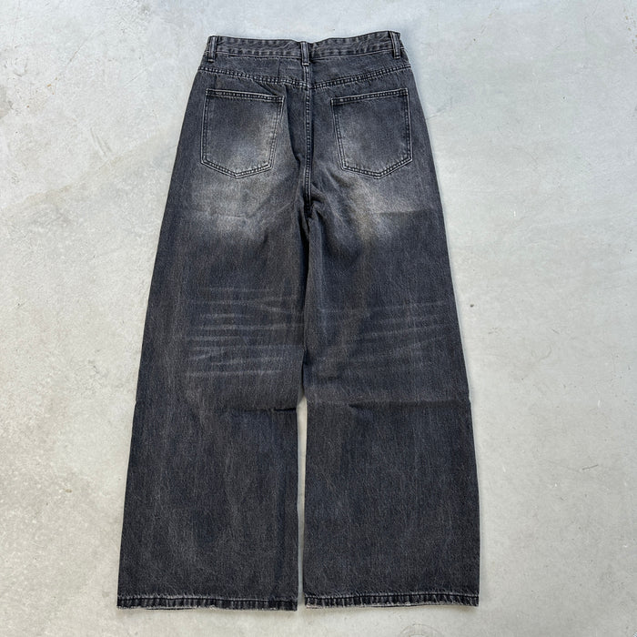 Faded Black Denim