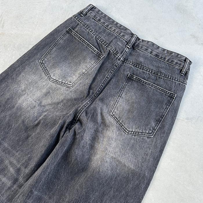 Faded Black Denim