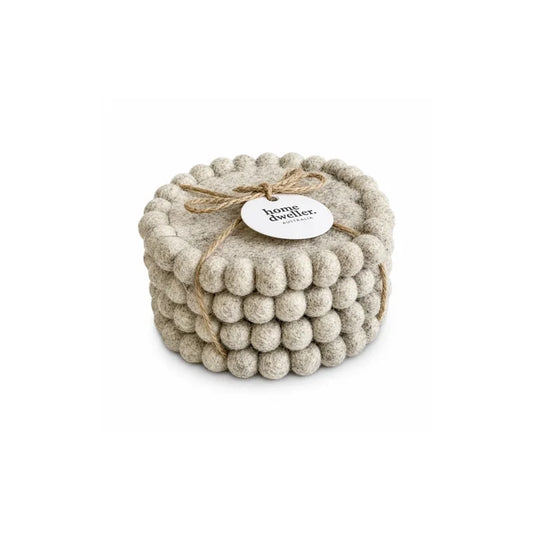 FELT COASTER SET is Cloud by Home Dwellers