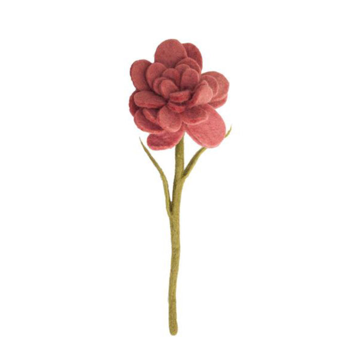 Felt Zinnia- Assorted Colors- Sold Individually