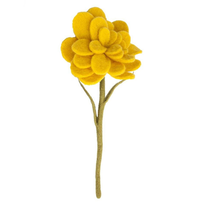 Felt Zinnia- Assorted Colors- Sold Individually