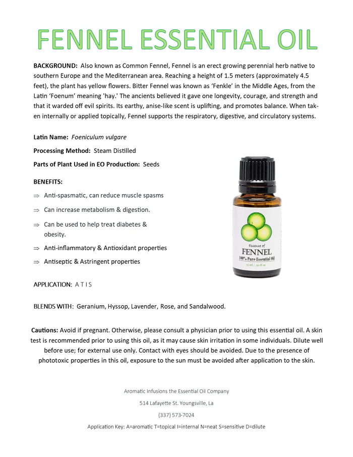 Fennel Essential Oil 15ml