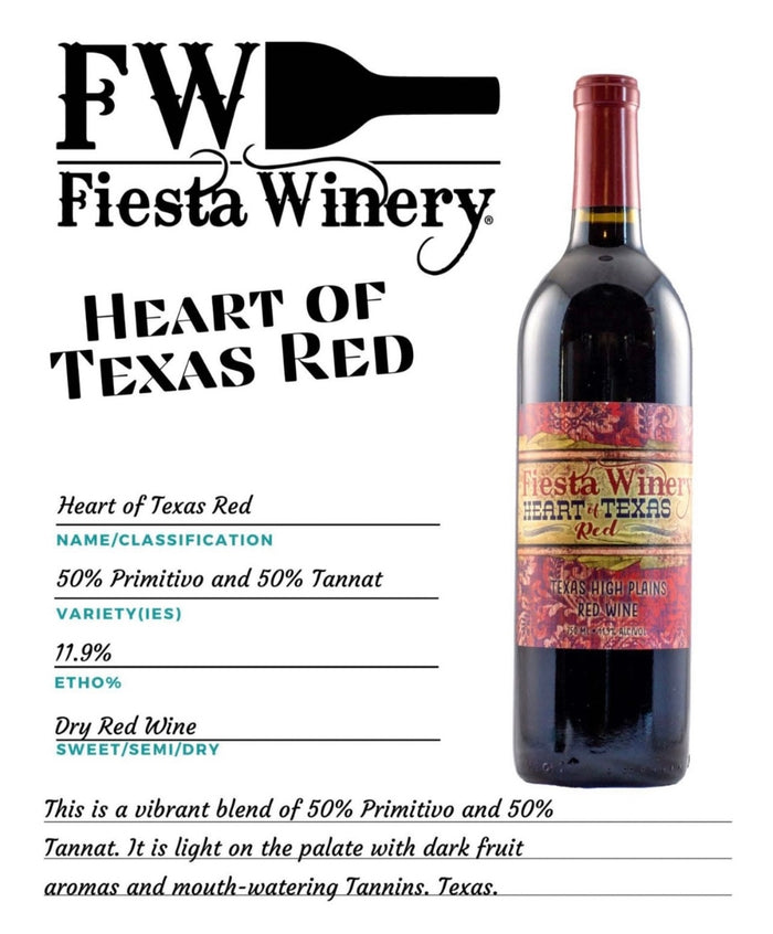 Fiesta Winery - Heart of Texas Red