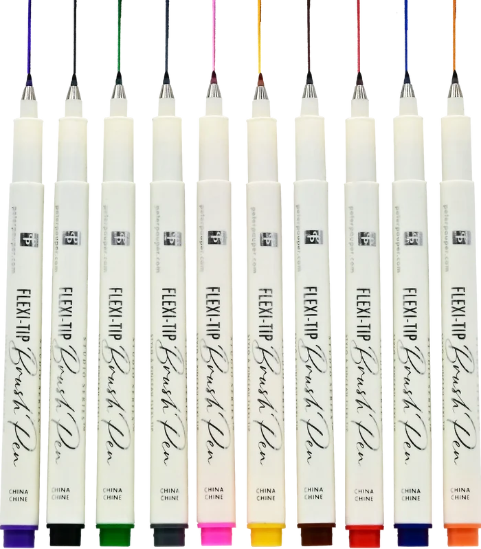 Flexi Tip Brush Pens