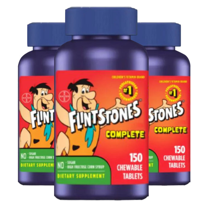 Flintstones Complete Children's Multivitamin Supplement 150 ct - 3 Pack - BB 01/2027