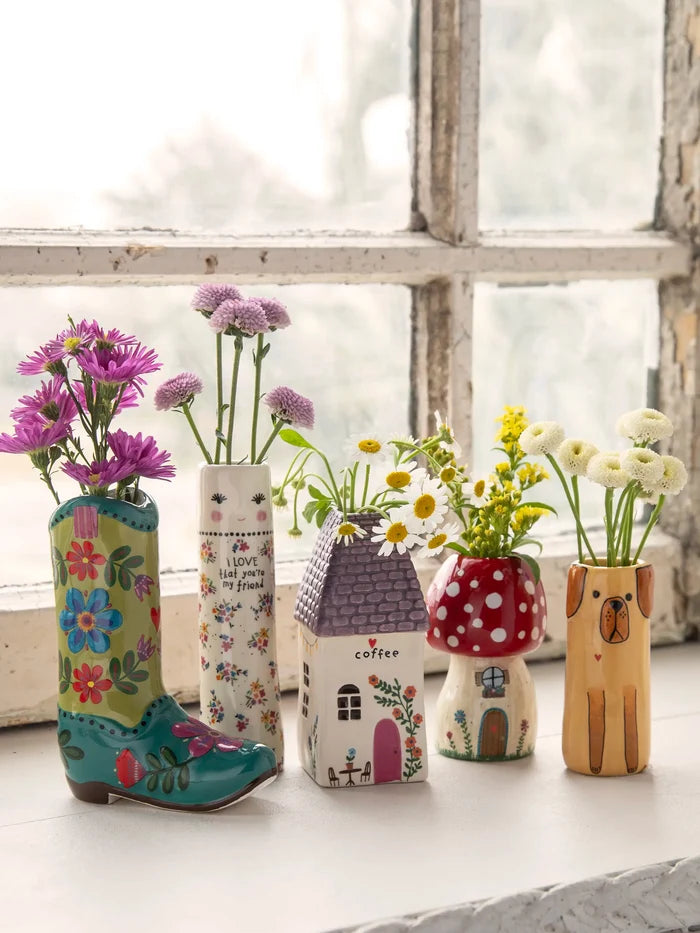 Folk Friend Bud Vase - Love That You're My Friend-view 3