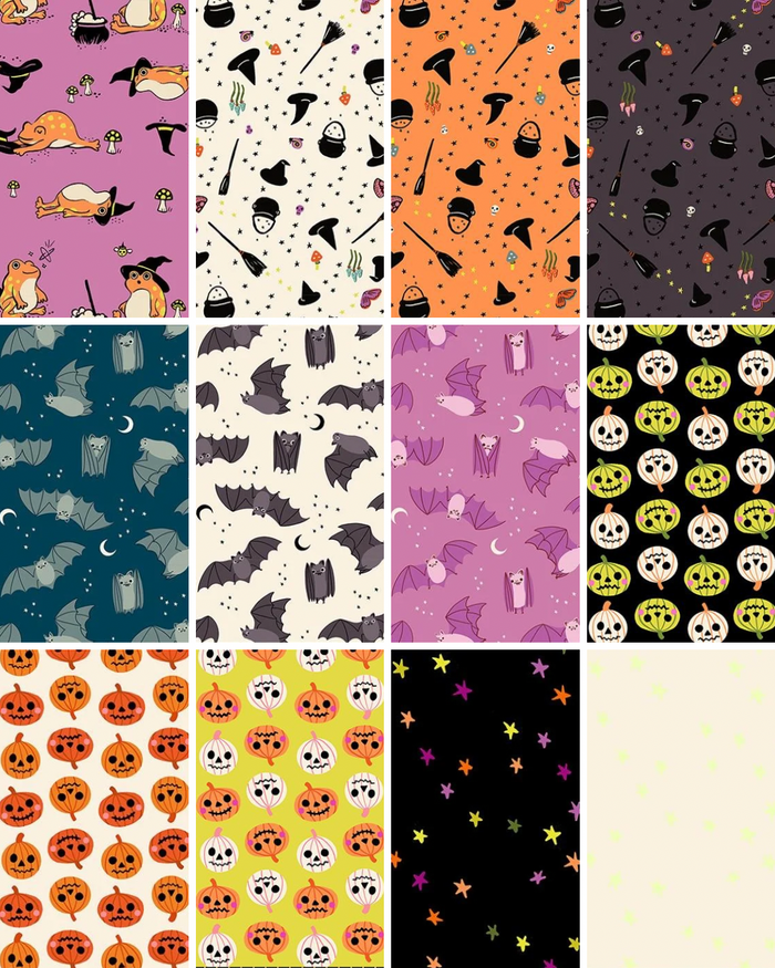 Freaky Familiars Halloween Collaborative Collection by Ruby Star Society 5" Charm Pack