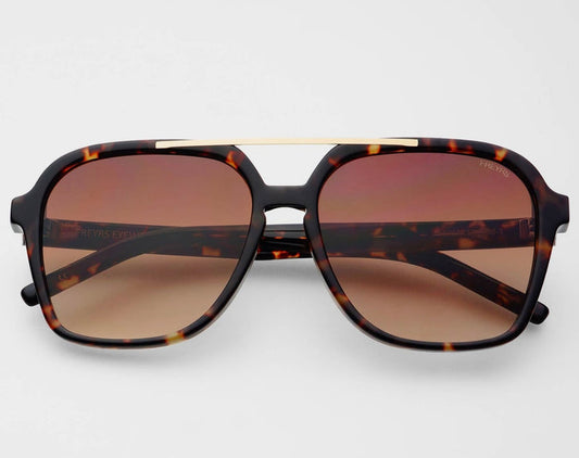 Freyers Spencer Unisex Avaitor Sunglasses - Brown