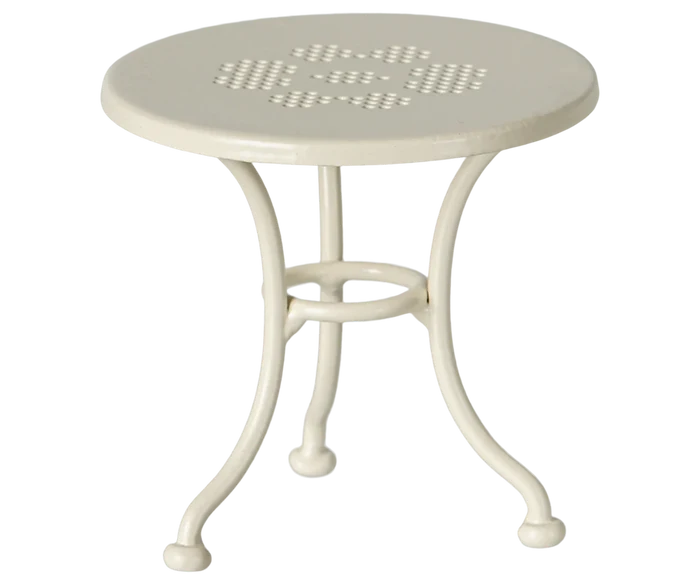Maileg - Furniture For Mouse - Cafe Set - Off-White - Table