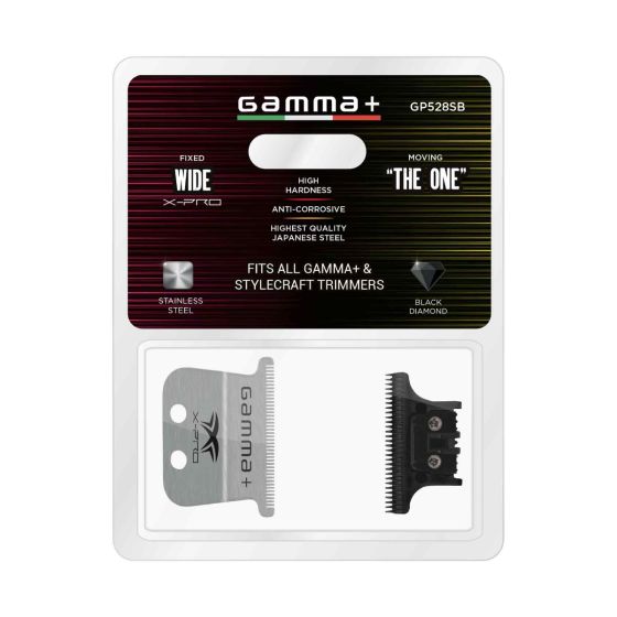 Gamma X-PRO WIDE STAINLESS STEEL BLADE # GP528SB - Palms Fashion Inc.