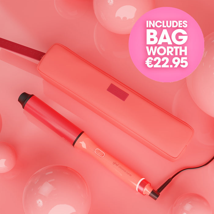 ghd Chronos Curve Limited Edition Max Wand (38mm Barrel) in Candy Coral