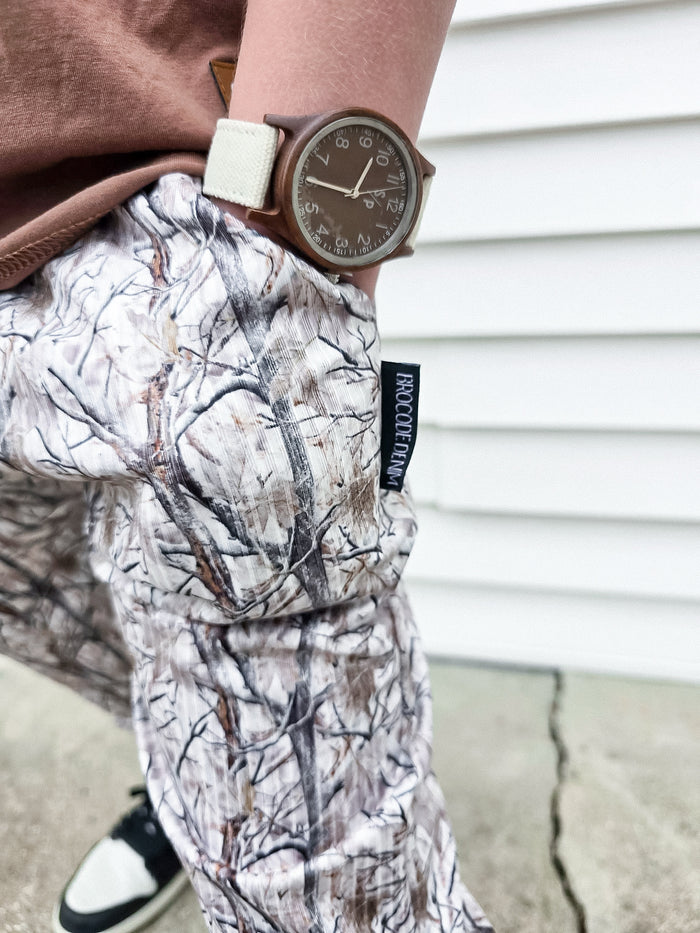 Ghost Camo ribbed Joggers