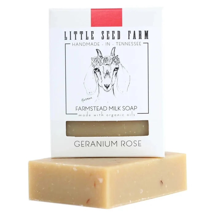 Goat's Milk Geranium Rose Bar Soap